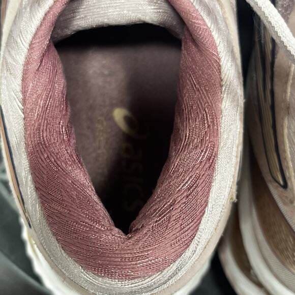 Asics Gel-Nimbus 22 Women's Size 8.5 Rose Gold Lace Up Running Shoes - Picture 7 of 10